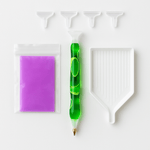 Ergonomische Diamond Painting Pen Kit – Met Extra Veel Wax & Luxe Grip
