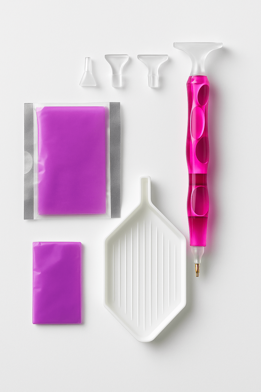 Ergonomische Diamond Painting Pen Kit – Met Extra Veel Wax & Luxe Grip