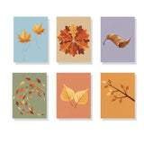 Fluisterende herfstbladeren - Schilderen op Nummer Mini Set van 6