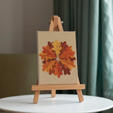Fluisterende herfstbladeren - Schilderen op Nummer Mini Set van 6