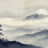 Diamond Painting Fuji boven de nevel Japan