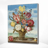 Schilderen op nummer Gekleurde Bloemen in een Vaas