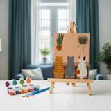 Gezellig kattencafé - Schilderen op Nummer Mini Set van 3