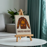 Gezellige herfst essentials - Schilderen op Nummer Mini Set van 6