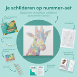 Schilderen op Nummer Giraf