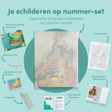 Schilderen op nummer Gitaar