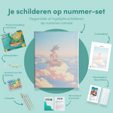 Schilderen op Nummer Gouden Wolk