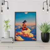 Schilderen op Nummer Gouden Wolk