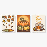 Herfst Bliss - Schilderen op Nummer Mini Set van 3