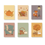 Herfst eigenaardigheid - Schilderen op Nummer Mini Set van 6
