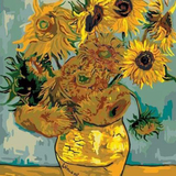 Schilderen op Nummer Zonnebloemen Van Gogh