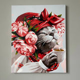 Schilderen op Nummer Katachtige Koffie