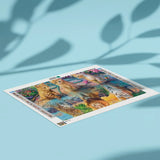 Diamond Painting Katjes en Leeuwen