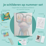 Schilderen op Nummer Kikkertje