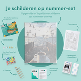 Schilderen op nummer Koffie aan Zee