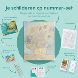 Schilderen op Nummer Zonnebloemen Van Gogh