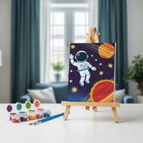 Kleine astronauten - Schilderen op Nummer Mini Set van 6