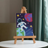 Kleine astronauten - Schilderen op Nummer Mini Set van 6