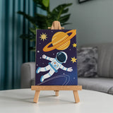 Kleine astronauten - Schilderen op Nummer Mini Set van 6