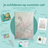 Schilderen op nummer Kleurrijke Bloemen