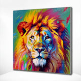 Diamond Painting Kleurrijke Leeuw