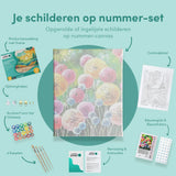 Schilderen op Nummer Kleurrijke Paardenbloemen