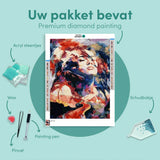 Diamond Painting Kleurrijke Vrouw
