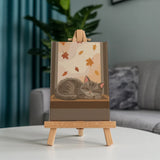 Knusse Kitty-hoek - Schilderen op Nummer Mini Set van 6