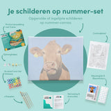 Schilderen op Nummer Koe