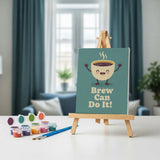 Koffie & Chill - Schilderen op Nummer Mini Set van 6