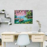 Schilderen op Nummer Landschap Boot