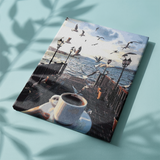 Schilderen op nummer Koffie aan Zee