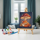 Maanverlichte bosvrienden - Schilderen op Nummer Mini Set van 6
