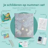 Schilderen op Nummer Mysterieuze Kat in de Nacht