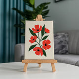 Opvallende bloemen - Schilderen op Nummer Mini Set van 6