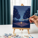 Orchardnacht met sterren - Schilderen op Nummer Mini Set van 6
