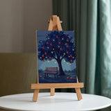 Orchardnacht met sterren - Schilderen op Nummer Mini Set van 6