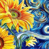 Diamond Painting Zonnebloemen Kunst