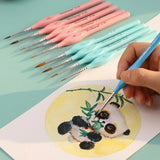 Detail penseelset voor fijn schilderwerk