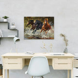 Schilderen op nummer Paarden in Zee