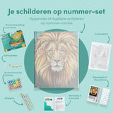 Schilderen op nummer Portret Leeuw