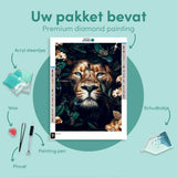 Diamond Painting Portret van een Leeuw
