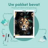 Diamond Painting Prachtige Leeuw