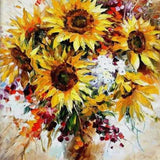 Schilderen op Nummer Prachtige Zonnebloemen