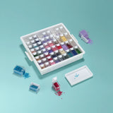 Premium opbergbox met 54 potjes (diamond painting)