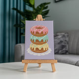 Retro Zoete Traktaties - Schilderen op Nummer Mini Set van 6