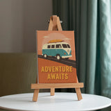 Retro reistempo - Schilderen op Nummer Mini Set van 6