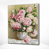 Schilderen op nummer Rozen op Tafel