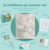 Schilderen op nummer Rozen op Tafel