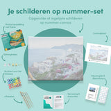 Schilderen op Nummer Santorini